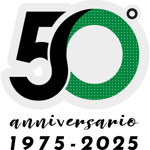 Logo anniversario 50 anni di attività